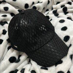 Women’s Steve Madden Black Mesh Baseball Cap